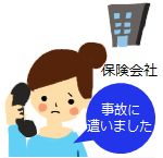 事故に遭いました